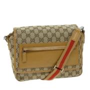 Pre-owned Canvas gucci-bags Gucci Vintage , Brown , Dames