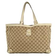 Pre-owned Canvas gucci-bags Gucci Vintage , Brown , Dames