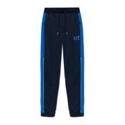 Sweatpants met bedrukt logo Emporio Armani EA7 , Blue , Heren