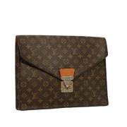 Pre-owned Canvas louis-vuitton-bags Louis Vuitton Vintage , Brown , Da...