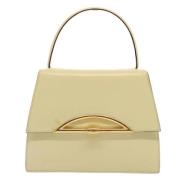 Pre-owned Leather celine-bags Celine Vintage , Beige , Dames