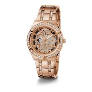 Damesarmbandhorloge Allara Multifunction skeleton Roségoud Gw0604L3 Gu...