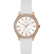 Dames armbandhorloge Anna wit, roségoud 38 mm Gw0359L2 Guess , Yellow ...