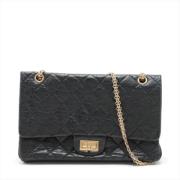 Pre-owned Leather chanel-bags Chanel Vintage , Black , Dames