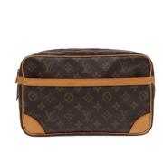 Pre-owned Canvas louis-vuitton-bags Louis Vuitton Vintage , Brown , Da...