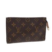 Pre-owned Canvas pouches Louis Vuitton Vintage , Brown , Dames