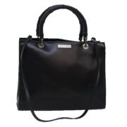 Pre-owned Leather gucci-bags Gucci Vintage , Black , Dames