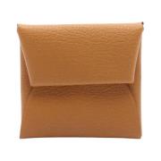 Pre-owned Leather wallets Hermès Vintage , Brown , Dames