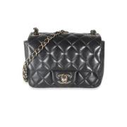 Pre-owned Leather chanel-bags Chanel Vintage , Black , Dames