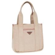 Pre-owned Canvas prada-bags Prada Vintage , Pink , Dames