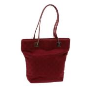 Pre-owned Canvas gucci-bags Gucci Vintage , Red , Dames