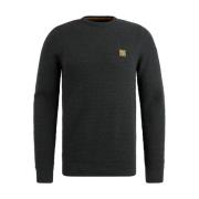 Katoen Mouline Pullover PME Legend , Black , Heren