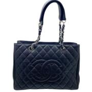 Pre-owned Leather chanel-bags Chanel Vintage , Black , Dames