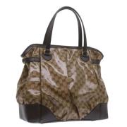 Pre-owned Canvas gucci-bags Gucci Vintage , Beige , Dames