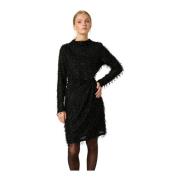 Elegante Sinomw Knoop Jurk My Essential Wardrobe , Black , Dames