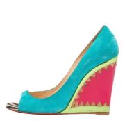 Pre-owned Leather heels Christian Louboutin Pre-owned , Multicolor , D...