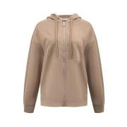 Sportieve Stijl Jas met Logo In reliëf Max Mara , Brown , Dames