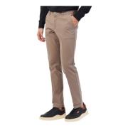 Beige Chino Broek Slim Fit Hugo Boss , Beige , Heren