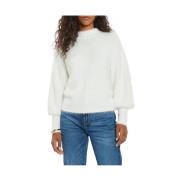 Elegante Moderne Sweater Jurk Guess , White , Dames