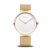 Unisex Classic horloge goudkleurig met saffierglas14539-334 Bering , Y...