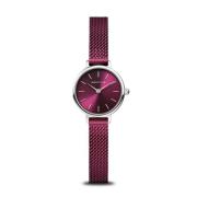 Klassiek paars horloge met saffierglas Bering , Purple , Dames