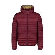 Rode Winterjas Met Capuchon Rits Ciesse Piumini , Red , Heren