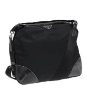 Pre-owned Nylon prada-bags Prada Vintage , Black , Dames