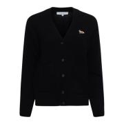 Zwarte Trui met Stijl Maison Kitsuné , Black , Dames