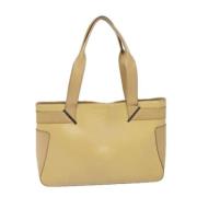 Pre-owned Leather gucci-bags Gucci Vintage , Yellow , Dames