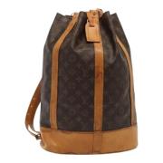 Pre-owned Canvas louis-vuitton-bags Louis Vuitton Vintage , Brown , Da...