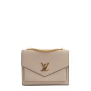 Pre-owned Leather louis-vuitton-bags Louis Vuitton Vintage , Beige , D...