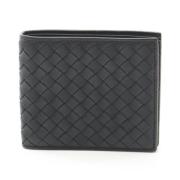 Pre-owned Leather wallets Bottega Veneta Vintage , Black , Heren