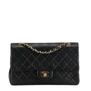 Pre-owned Leather chanel-bags Chanel Vintage , Black , Dames