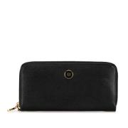 Pre-owned Leather wallets Loewe Pre-owned , Black , Dames