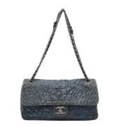 Pre-owned Denim chanel-bags Chanel Vintage , Blue , Dames