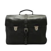 Pre-owned Leather prada-bags Prada Vintage , Black , Heren