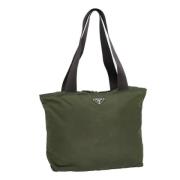 Pre-owned Nylon totes Prada Vintage , Green , Dames