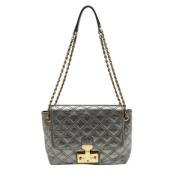 Pre-owned Leather shoulder-bags Marc Jacobs Pre-owned , Gray , Dames