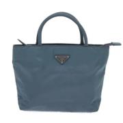 Pre-owned Fabric prada-bags Prada Vintage , Blue , Dames