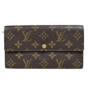 Pre-owned Canvas wallets Louis Vuitton Vintage , Brown , Dames