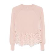 Gezellig Gebreide Trui Ermanno Scervino , Pink , Dames