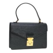 Pre-owned Leather louis-vuitton-bags Louis Vuitton Vintage , Black , D...