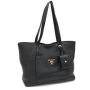 Pre-owned Leather prada-bags Prada Vintage , Black , Dames