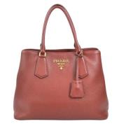 Pre-owned Leather prada-bags Prada Vintage , Red , Dames