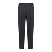 Antracietgrijze Wollen Broek Tagliatore , Gray , Heren