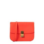 Pre-owned Leather celine-bags Celine Vintage , Red , Dames