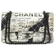 Pre-owned Leather chanel-bags Chanel Vintage , Black , Dames