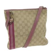 Pre-owned Leather gucci-bags Gucci Vintage , Beige , Dames