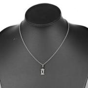 Pre-owned White Gold necklaces Cartier Vintage , Gray , Dames