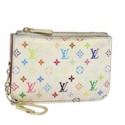 Pre-owned Canvas wallets Louis Vuitton Vintage , White , Dames